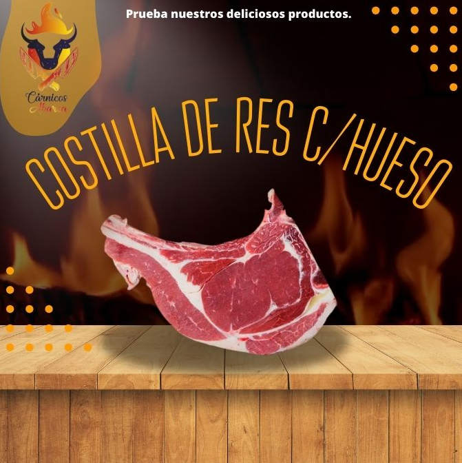 COSTILLA DE RES CON HUESO / Precio: $180.00